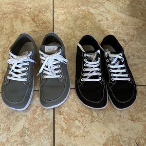 Splays Freestyle Women’s Size 8 Barefoot Shoes - Black & Grey